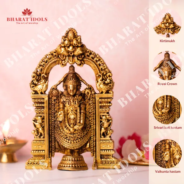 100%_Brass_Venketeshwar_Idol