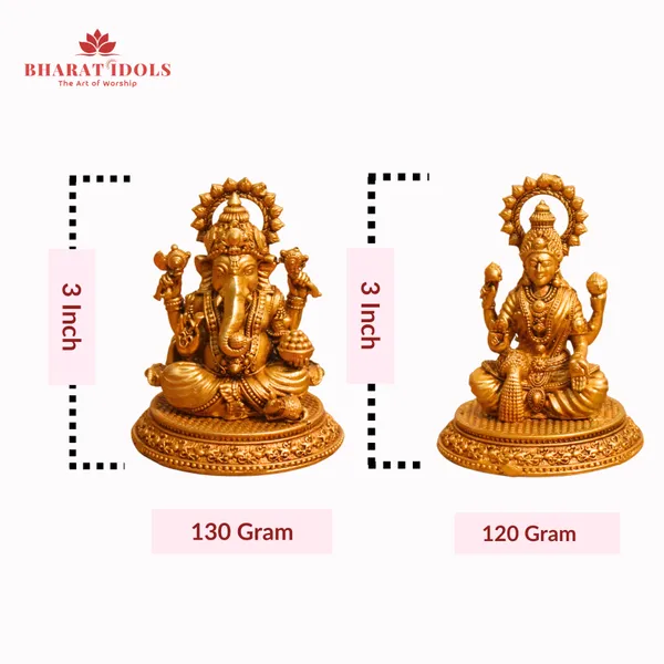 100%_Brass_Dagdusheth_Ganpati_with_Vijaya_Lakshmi