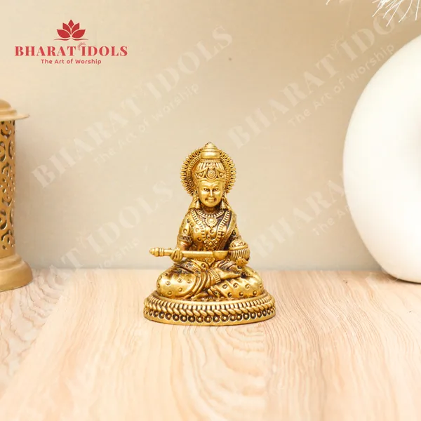 100%_Brass_Devi_Annapurna_Idol