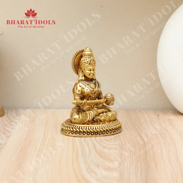 100%_Brass_Devi_Annapurna_Idol