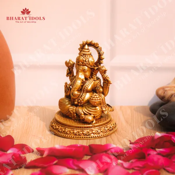100%_Brass_Dagdusheth_Ganpati