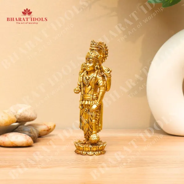 100%_Brass_Chaturbhuj_Vishnu