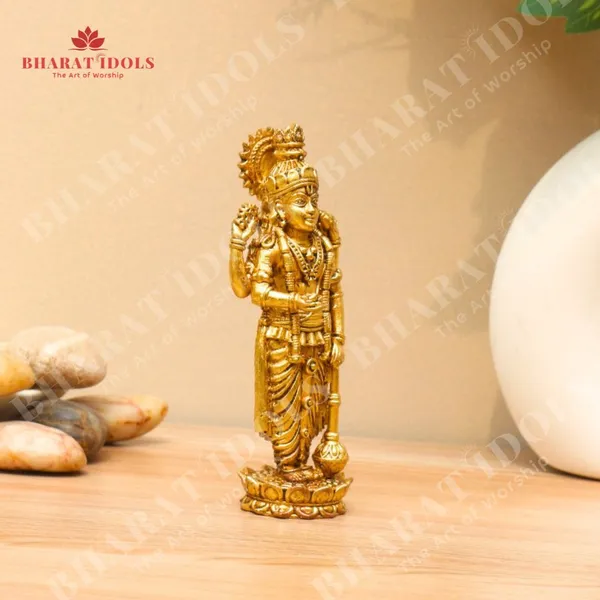 100%_Brass_Chaturbhuj_Vishnu