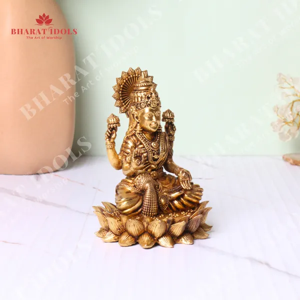 100%_Brass_Shri_Devi_Lakshmi_Idol