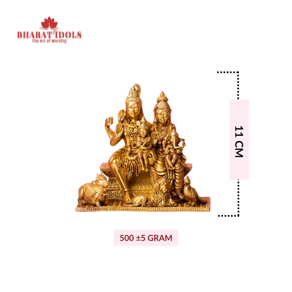 100%_Brass_Shiv_Parivar_Idol