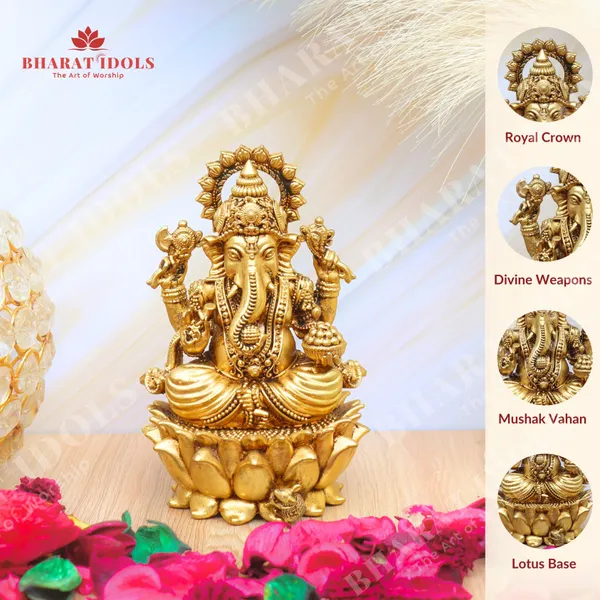 100%_Brass_Shri_Ganpati_Bappa_Idol
