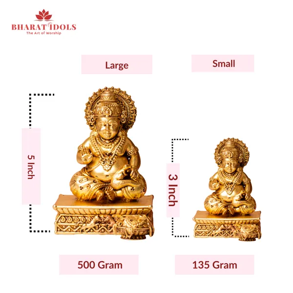 100%_Brass_Shri_Kuber_Ji_Idol