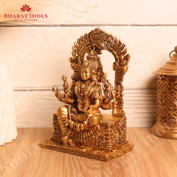 100%_Brass_Rajarajeshwari_/_Mariamman_/_Mariaai_Durga_Idol