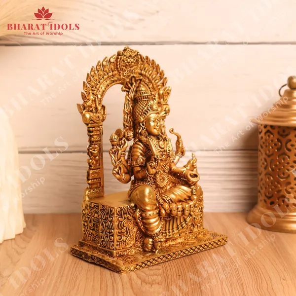 100%_Brass_Rajarajeshwari_/_Mariamman_/_Mariaai_Durga_Idol