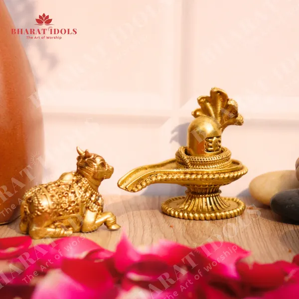100%_Brass_Shiv_Lingam_with_Seshnaag_and_Nandi