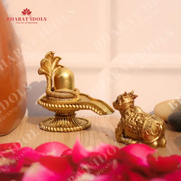 100%_Brass_Shiv_Lingam_with_Seshnaag_and_Nandi