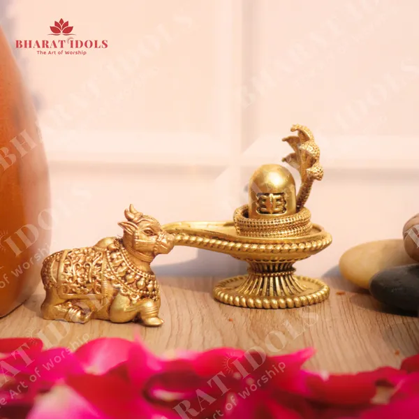 100%_Brass_Shiv_Lingam_with_Seshnaag_and_Nandi