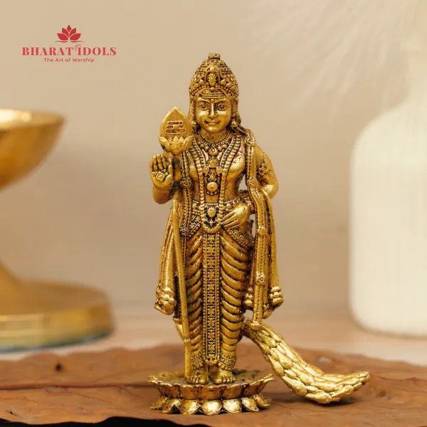 100%_Brass_Murugan_Dev_/_Kartikeya_Ji_Idol