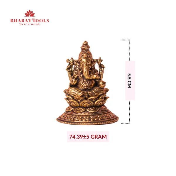 100%_Brass_Shri_Gajanan_Ganesha_Idol