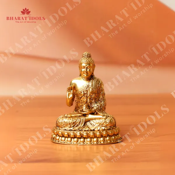 100%_Brass_Buddha_Bhagwan_Idol