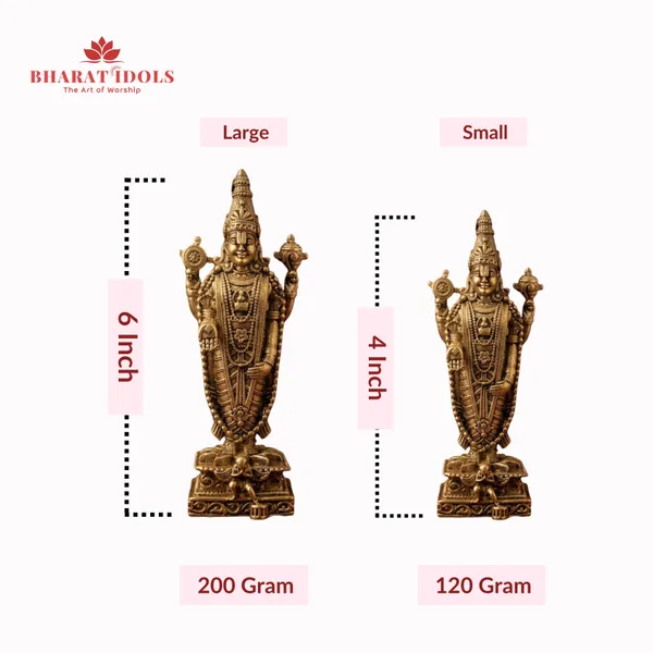 100%_Brass_Tirupati_Balaji_Idol