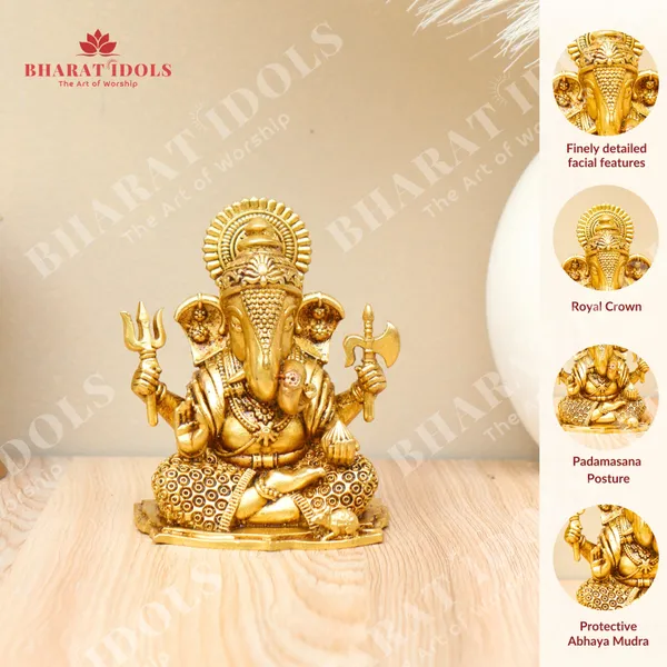 100%_Brass_Vighnaharta_Ganesha_Idol