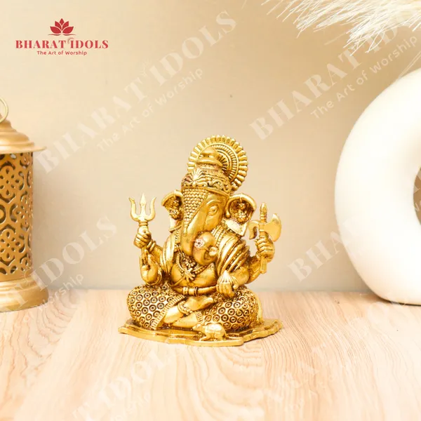100%_Brass_Vighnaharta_Ganesha_Idol