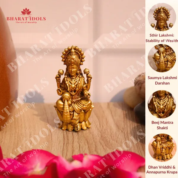 100%_Brass_Mahalakshmi