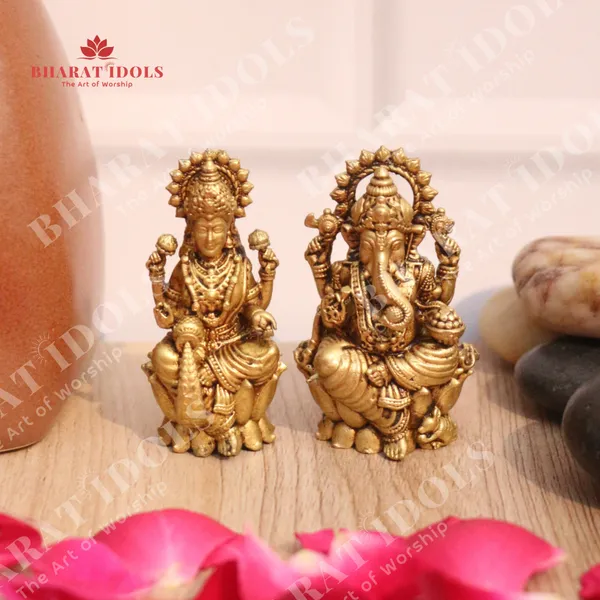100%_Brass_Riddhi-Siddhi_Ganesh_with_Mahalakshmi