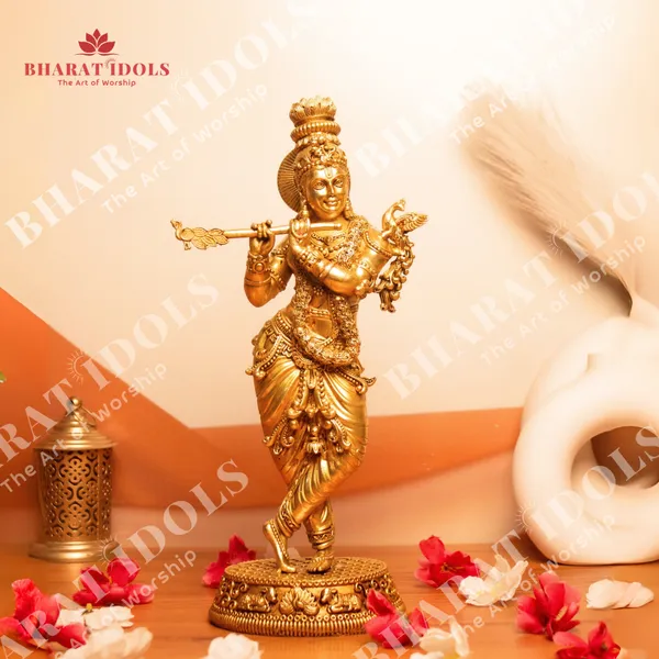 100%_Brass_Shri_Krishna_Idol