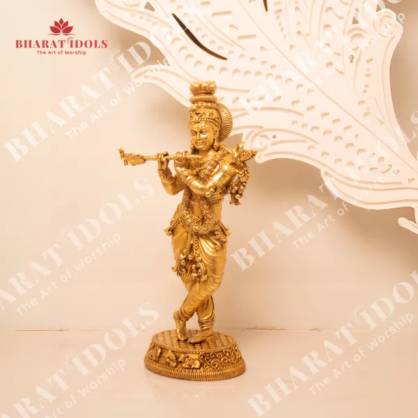 100%_Brass_Shri_Krishna_Idol