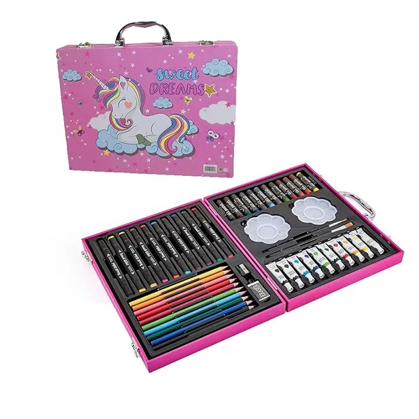 9Pcs_Unicorn_Print_Children_Deluxe_Art_Drawing_Set_Art_and_Craftmini_Suitcase,_Drawing_and_Painting_Set_Best_for_Birthday_Gift_for_Boys_Girls_Children