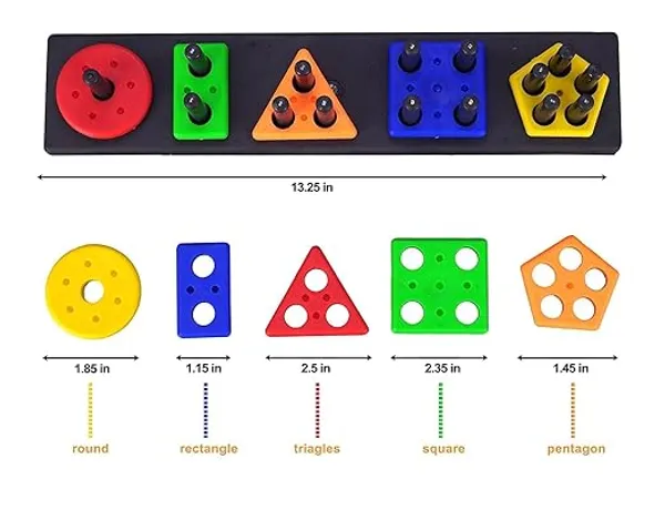Angle_Geometric_Plastic_Blocks,_Sorting_&_Stacking_Toys_for_Toddlers_and_Kids_Preschool,_Color_Stacker_Shape_Sorter_Gift_Educational_Learning_Toy_for_1_2_3_Years_Boys_and_Girls,_Multicolor