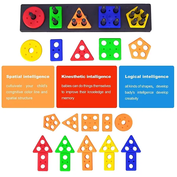 Angle_Geometric_Plastic_Blocks,_Sorting_&_Stacking_Toys_for_Toddlers_and_Kids_Preschool,_Color_Stacker_Shape_Sorter_Gift_Educational_Learning_Toy_for_1_2_3_Years_Boys_and_Girls,_Multicolor