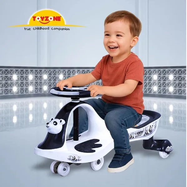 Toyzone_Baby_Panda_Kids_Magic_Car/Swing_Car_Ride_On_-Multicolour