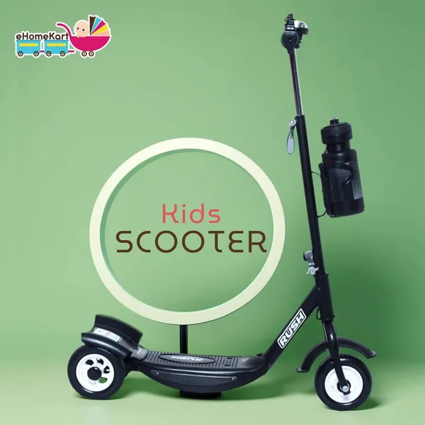 Fun_Ride_Kids_Scooter_-_Rush_Three_Wheel_Kick_Scooters_for_Boys_and_Girls_with_Sipper,_Bell,_Adjustable_Height_and_Rear_Brake_-_3_Wheels_Skate_for_Age_3-10_Years_(Black)