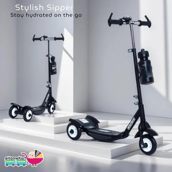 Fun_Ride_Kids_Scooter_-_Rush_Three_Wheel_Kick_Scooters_for_Boys_and_Girls_with_Sipper,_Bell,_Adjustable_Height_and_Rear_Brake_-_3_Wheels_Skate_for_Age_3-10_Years_(Black)