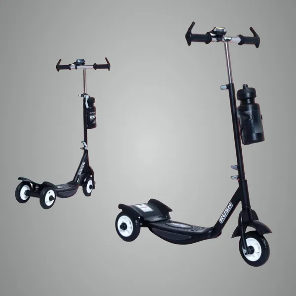 Fun_Ride_Kids_Scooter_-_Rush_Three_Wheel_Kick_Scooters_for_Boys_and_Girls_with_Sipper,_Bell,_Adjustable_Height_and_Rear_Brake_-_3_Wheels_Skate_for_Age_3-10_Years_(Black)