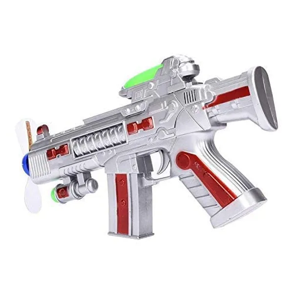 Multi_Functional_Space_Gun_Toy_With_Sound_&_Led_Matrix_Flashing_Flashing_Rotating_Fan/Blades_For_Kids_Above_3+_Children