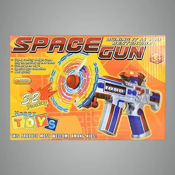 Multi_Functional_Space_Gun_Toy_With_Sound_&_Led_Matrix_Flashing_Flashing_Rotating_Fan/Blades_For_Kids_Above_3+_Children
