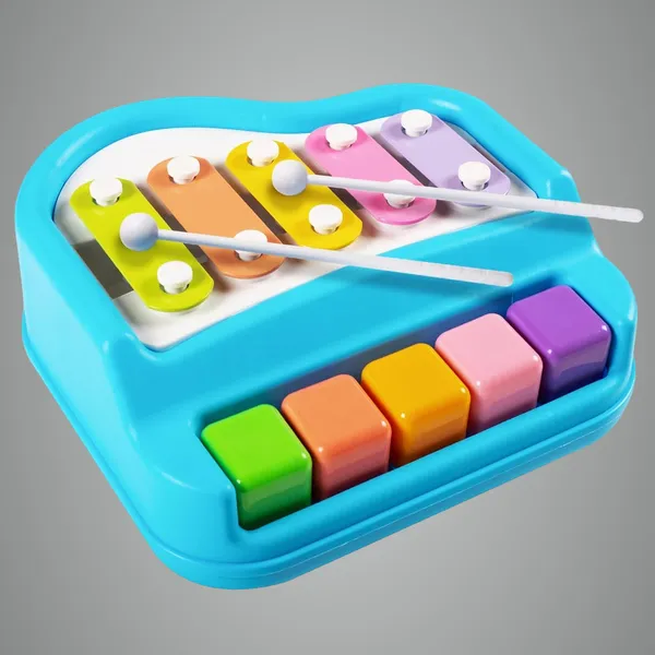 2-in-1_Piano_Xylophone_for_Kids_|_Multicolor_5_Key_Musical_Toy_with_Mallets_|_Educational_Instrument_Toy_Set_for_Toddlers,_Boys_&_Girls_|_Early_Learning_Sound_&_Music_Playset