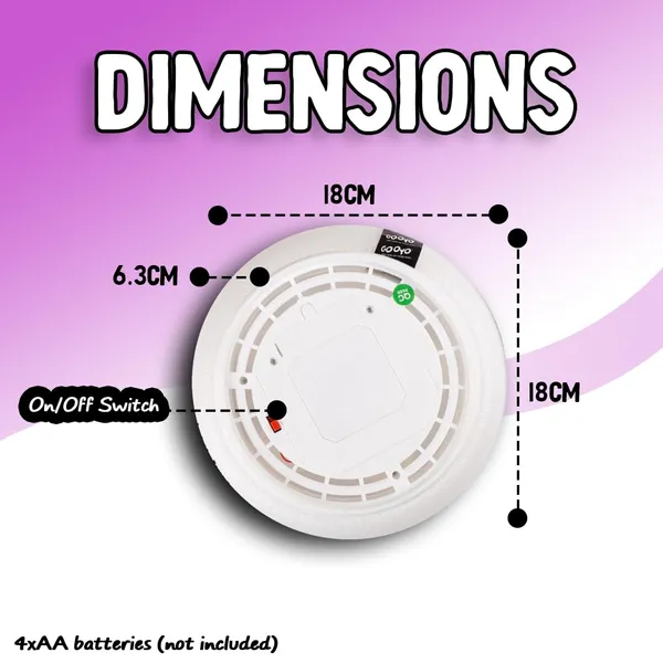 Gooyo_GY3222_Floating_Hover_Football_with_Colorful_Flash_Light_Effect_|_Indoor_&_Outdoor_Pro_Air_Football_Game_for_Kids/Girls/Boys/Gifts_|_White_Color,_Power_Source:_4xAA_Battery_(Not_Included)