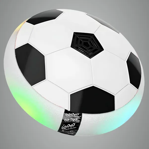 Gooyo_GY3222_Floating_Hover_Football_with_Colorful_Flash_Light_Effect_|_Indoor_&_Outdoor_Pro_Air_Football_Game_for_Kids/Girls/Boys/Gifts_|_White_Color,_Power_Source:_4xAA_Battery_(Not_Included)