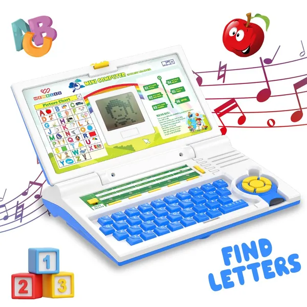 Educational_Kids_Laptop_Learning_Toy_for_2-5_Years_Boys_Girls_Computer_Toys_for_3_Years_Fun_Activity_Learning_Alphabet,Letter,Words,Games,Mathematics,Music,Logic_Memory_Tool_-_Blue