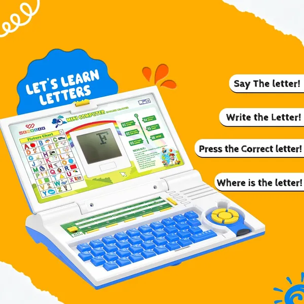 Educational_Kids_Laptop_Learning_Toy_for_2-5_Years_Boys_Girls_Computer_Toys_for_3_Years_Fun_Activity_Learning_Alphabet,Letter,Words,Games,Mathematics,Music,Logic_Memory_Tool_-_Blue