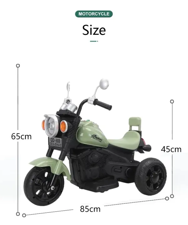 6V_Kids_Mini_Harley_Battery_Operated_Ride_On_2003_Bike_with_3_Wheel_&_Foot_Accelerator_(Green)