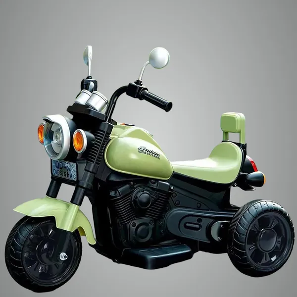 6V_Kids_Mini_Harley_Battery_Operated_Ride_On_2003_Bike_with_3_Wheel_&_Foot_Accelerator_(Green)