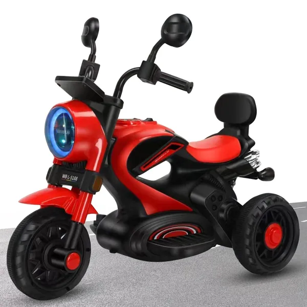 Super_Harley_Kids'_Battery-Operated_Bike_-_Forward/Reverse_Control,Variable_Speed_Pedal,_LED_Lights,_Music,_USB/Aux_Port_-_BIS_Certified,_Comfort_Seat,_Playtime_-_Ages_1-5_Years_-_Red