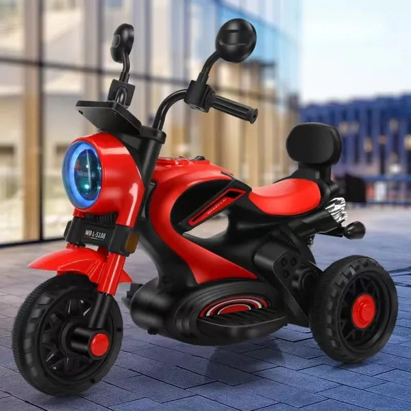 Super_Harley_Kids'_Battery-Operated_Bike_-_Forward/Reverse_Control,Variable_Speed_Pedal,_LED_Lights,_Music,_USB/Aux_Port_-_BIS_Certified,_Comfort_Seat,_Playtime_-_Ages_1-5_Years_-_Red
