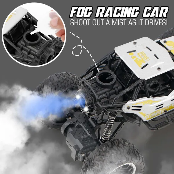 Toyz_Remote_Control_Car_for_Kids_2WD_Rock_Crawler_Monster_Truck_with_Mist_Spray_Effect_Off-Road_Climbing_RC_Toy_Vehicle_-_Black,_Blue