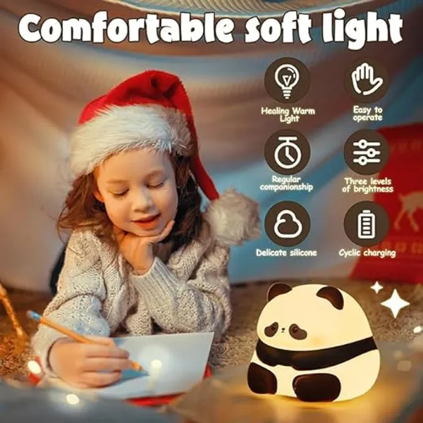 Baby_Panda_Night_Light_Soft_Silicone_Touch_Lamp_|_Rechargeable_LED_Bedside_Light_For_Kids,_Toddlers,_Nursery_&_Bedroom_|_Cute_Animal_Design_Gift_For_Boys_&_Girls,Black_&_White