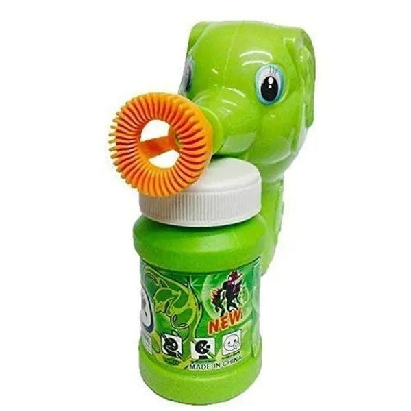 Pack_of_2pcs_Bubble_Gun_Elephant_Hand_Pressing_Toy_for_Kids_with_Free_Liquid_Bottle-Plastic_(Green)_Bottle_Pack_of_2