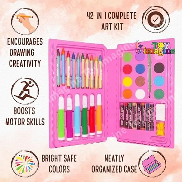 2_pcs_Box_Color_Set_for_Kids_Drawing_Doodle_Sketch_Crayon_Painting_Water_Paint_Art_Set_Colour_Kit_(Colour_Set_42)_(2_Pcs_Box)
