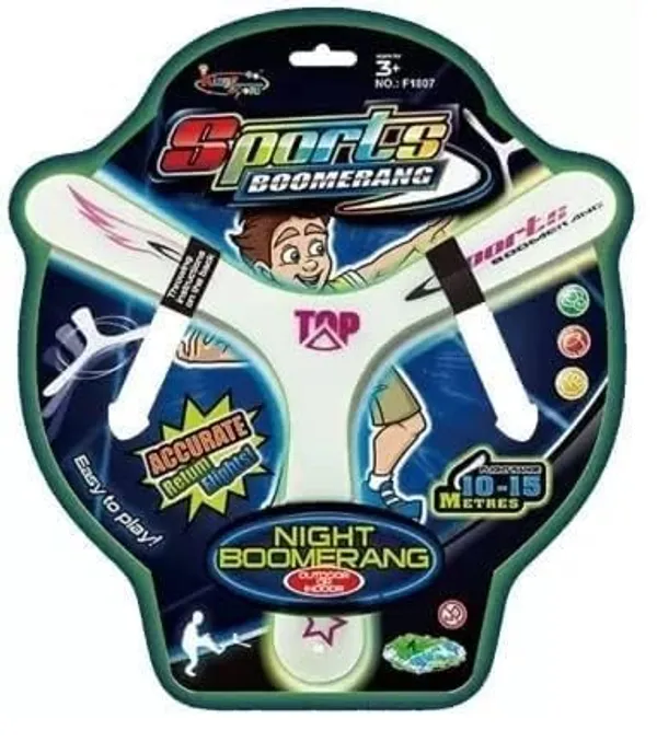 Glow_in_Dark_Flying_Disc_Thrrowing_Ring_Boomerang_Sport_Night_Glowing_Returning_Boomerang_for_Beginners_and_Young_Thrower_Toy_Sports_Kid's_and_Adult_6+_[Multi]