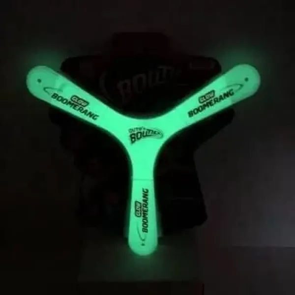 Glow_in_Dark_Flying_Disc_Thrrowing_Ring_Boomerang_Sport_Night_Glowing_Returning_Boomerang_for_Beginners_and_Young_Thrower_Toy_Sports_Kid's_and_Adult_6+_[Multi]